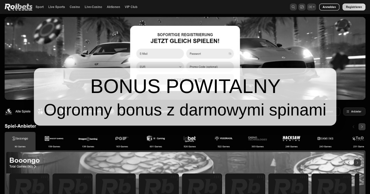 RoiBets Casino Polska - Najlepsze Sloty i Błyskawiczne Wypłaty